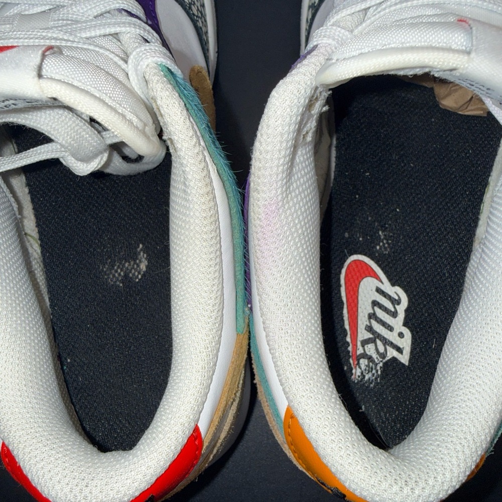 Size 6 - Nike Dunk SE Low Safari Mix Wmns, DN3866-100, Clean, No Box, Good Cond - Picture 4 of 10